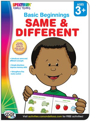 cover image of Same & Different, Grades Preschool - K